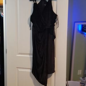 Black strapped dress